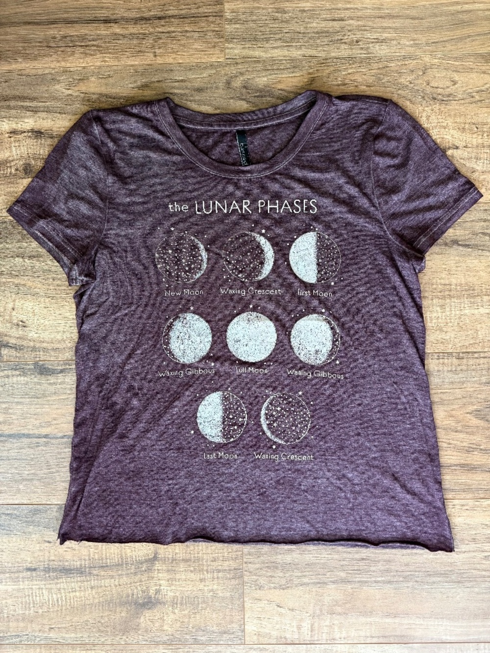 Mineral Wash Lunar Phases Tee